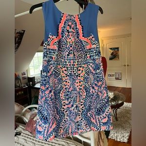 Lilly Pulitzer Mika Shift Mini Dress Size 14